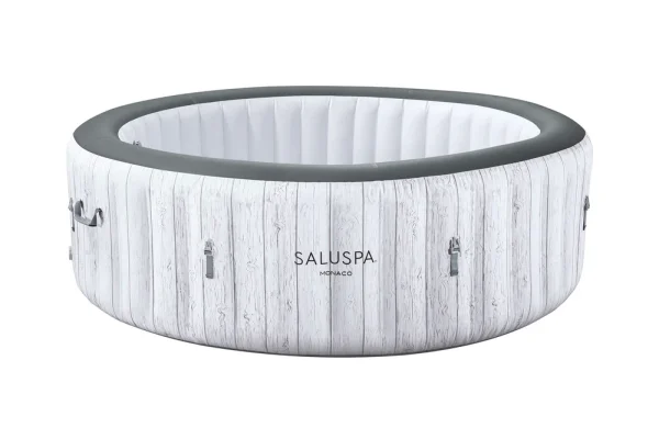 SaluSpa 85" x 28" Monica AirJet Hot Tub Liner Replacement, White Wood Grain