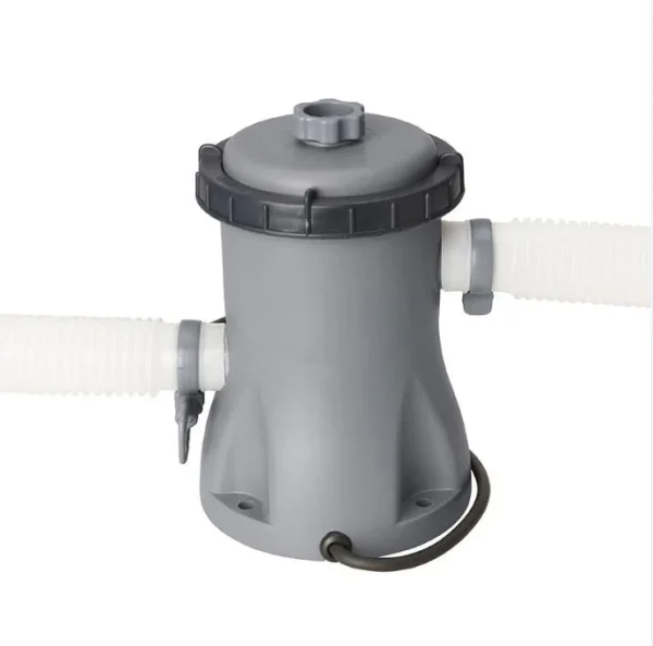Bestway 800 gal. Cartridge Filter Pump Replacement, Gray