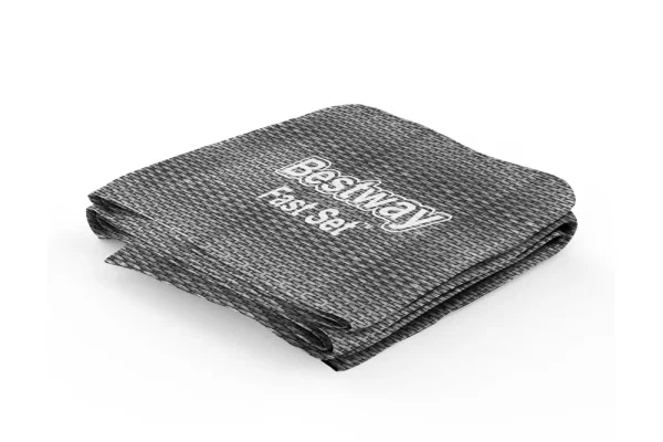 Fast Set 15' x 42" Inflatable Round Pool Liner Replacement, Gray Rattan