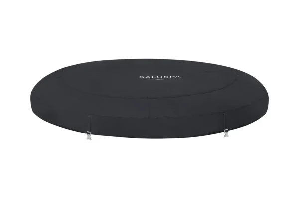 SaluSpa 71" x 26" Miami AirJet Hot Tub Top Leatheroid Cover Replacement, Black
