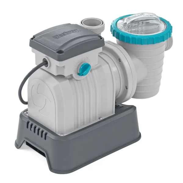 1,600 Gal. Sand Filter Pump Motor Replacement, Gray