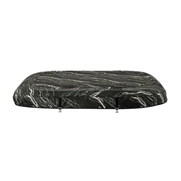 SaluSpa 71" x 71" x 26" Hollywood Luxe EnergySense Thermal Leatheroid Top Cover Replacement, Marble