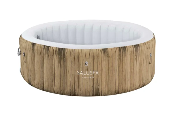 SaluSpa 77" x 26" San Diego AirJet Hot Tub Liner Replacement, Brown Wood
