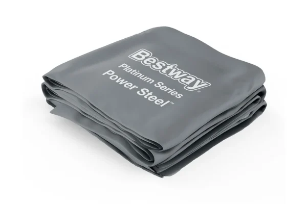 Power Steel Platinum Series 31'4" x 16' x 52" Rectangular Above Ground Pool Liner Replacement, Gray