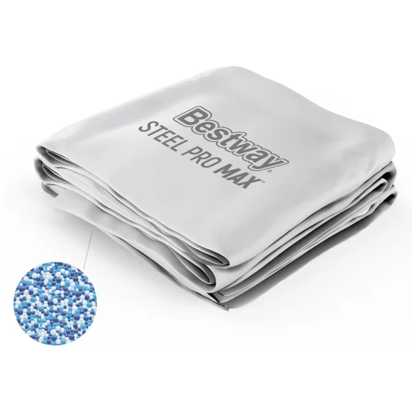 Steel Pro Max 14' x 33" Round Above Ground Pool Liner Replacement, Gray