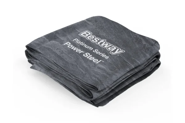 Power Steel Platinum Series 20' x 12' x 48" Oval Above Ground Pool Liner Replacement, Gray Marble
