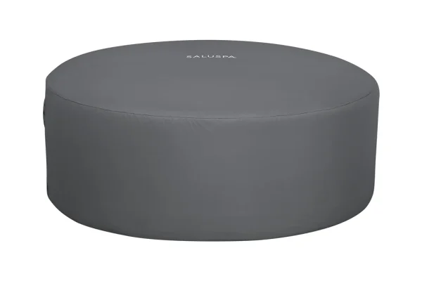 SaluSpa 67" x 26" Round EnergySense Inflatable Hot Tub Cover, Gray