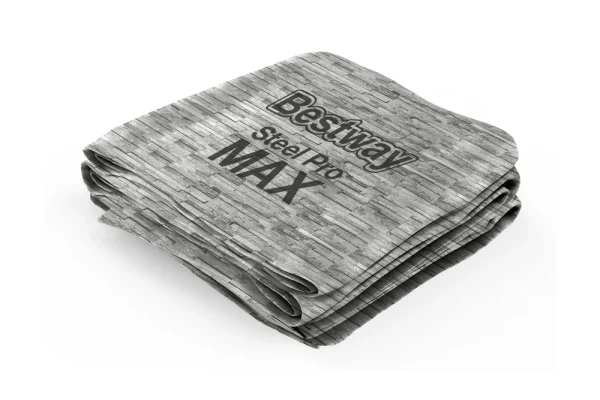 Steel Pro MAX 18' x 48" Round Above Ground Pool Liner Replacement, Gray